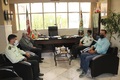 دیداررئیس کانون شرق استان تهران سرهنگ قاسمی با فرمانده انتظامی شهرستان پردیس