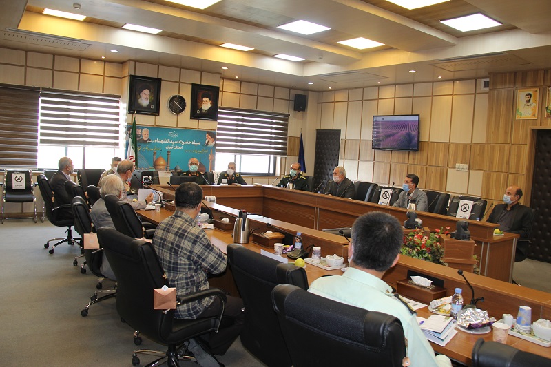 اولین جلسه قرارگاه تابان نیروهای مسلح استان تهران برگزار شد اولین جلسه قرارگاه تابان نیروهای مسلح استان تهران برگزار شد