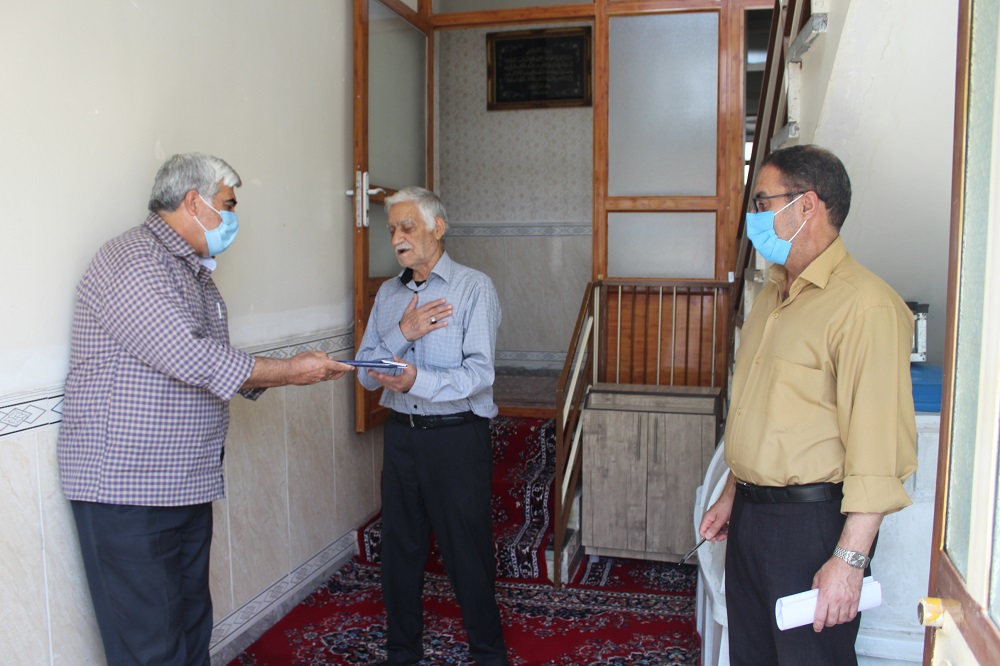 دیدار با بازنشسته جناب آقای فیض اله شمسی دیدار با بازنشسته جناب آقای فیض اله شمسی