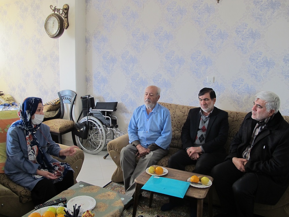 دیدار با 4 بازنشسته در شهرستان پردیس دیدار با 4 بازنشسته در شهرستان پردیس