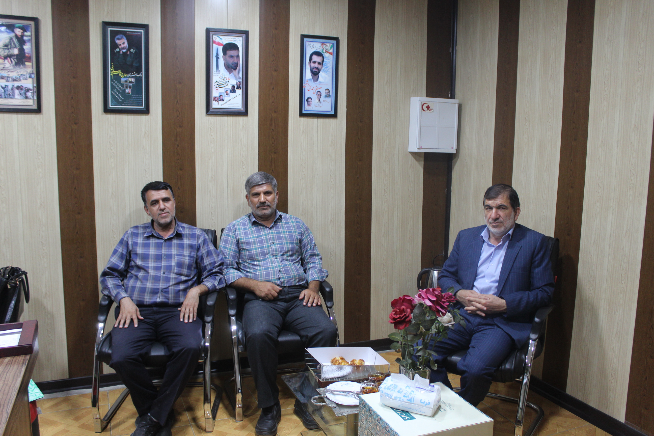 دیدار با ۲ بازنشسته در شهرستان قرچک دیدار با ۲ بازنشسته در شهرستان قرچک