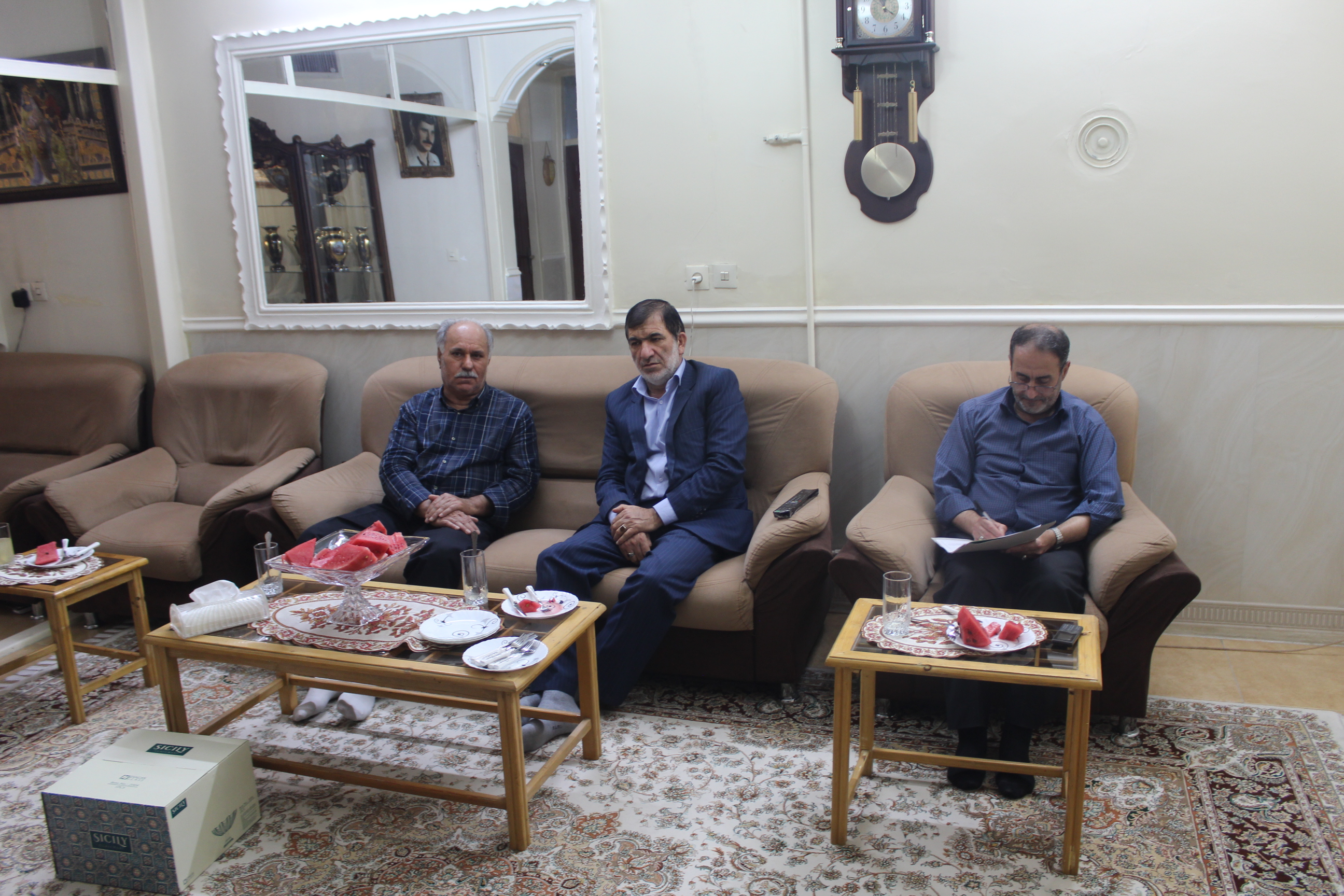 دیدار با ۲ بازنشسته در شهرستان قرچک دیدار با ۲ بازنشسته در شهرستان قرچک