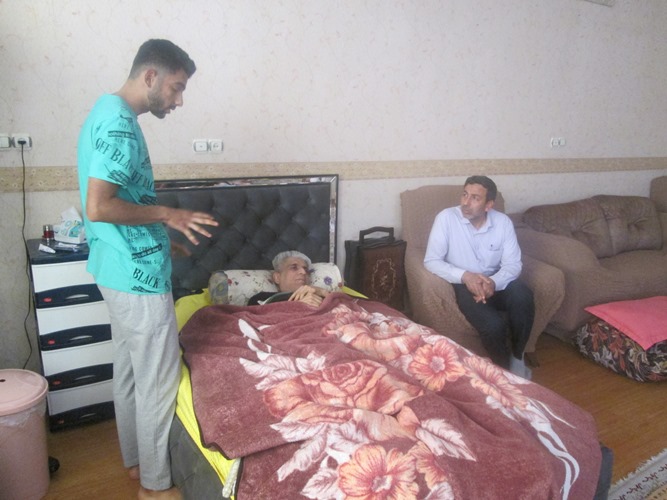 دیدار با 4بازنشسته بیمار در شهرستان ورامین دیدار با 4بازنشسته بیمار در شهرستان ورامین