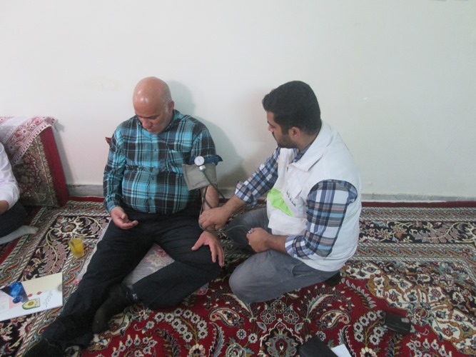 دیدار با 4بازنشسته بیمار در شهرستان ورامین دیدار با 4بازنشسته بیمار در شهرستان ورامین