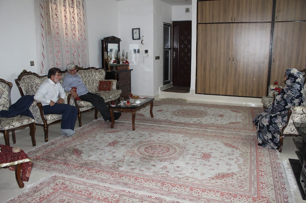 دیدار با خانواده محترم مرحوم  بازنشسته کریم دلسوز مقدم