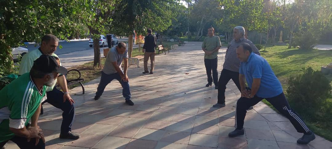 برگزاری ورزش صبحگاهی در شهرستان ورامین برگزاری ورزش صبحگاهی در شهرستان ورامین