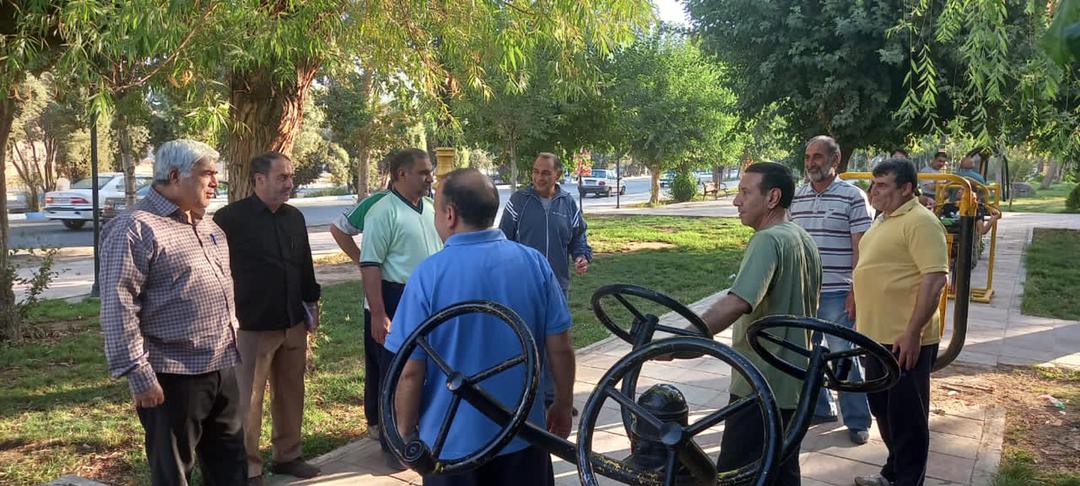 برگزاری ورزش صبحگاهی در شهرستان ورامین برگزاری ورزش صبحگاهی در شهرستان ورامین