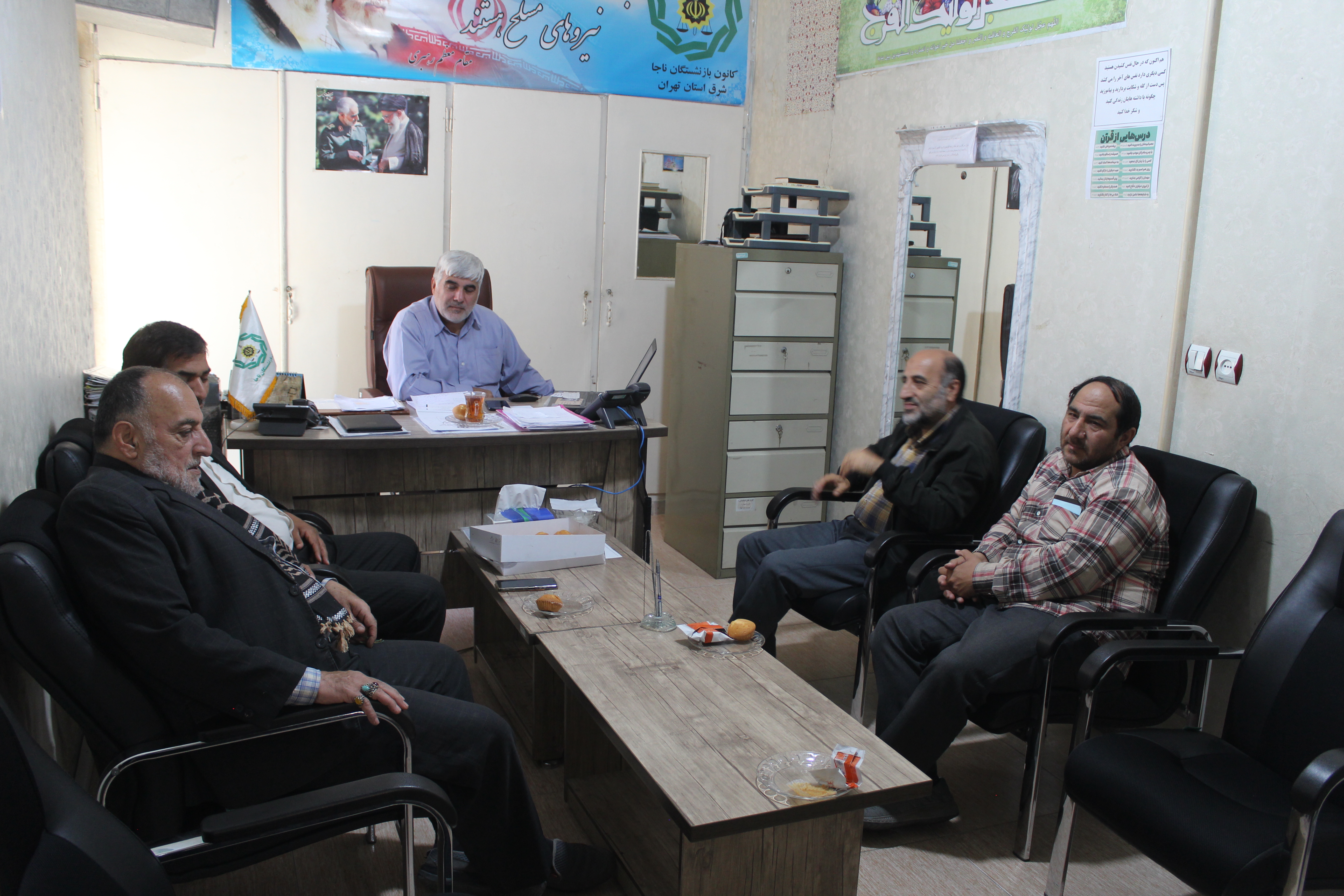 دیدار مسئول بسیج پیشکسوتان با رئیس کانون شرق استان تهران دیدار مسئول بسیج پیشکسوتان با رئیس کانون شرق استان تهران