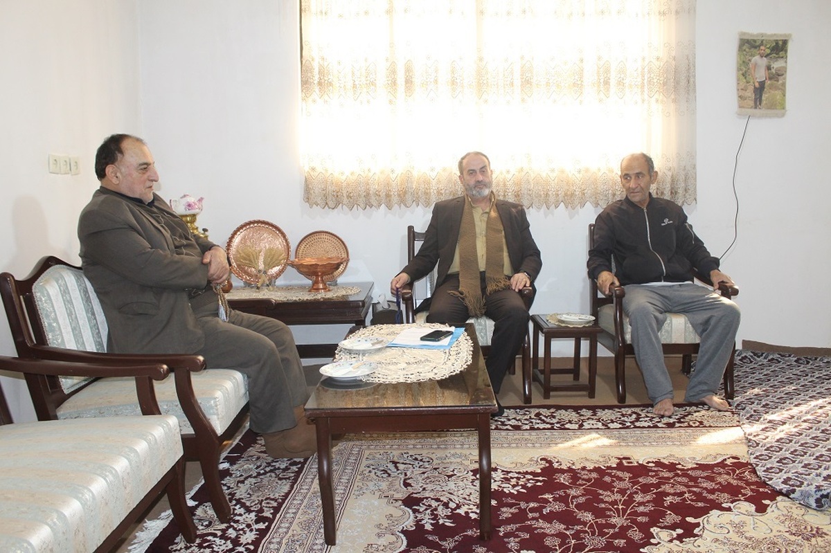 دیدار با ۲ بازنشسته در شهرستان ورامین