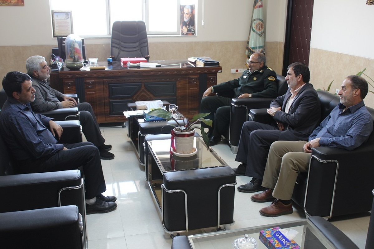 دیدار نوروزی با جانشین فرمانده انتظامی ویژه شرق استان تهران