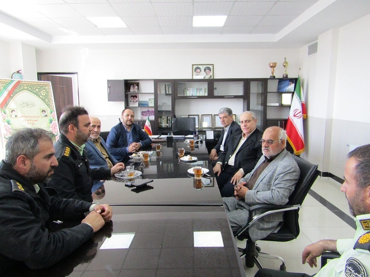 دیدار با رئیس کلانتری شریف آباد شهرستان پاکدشت