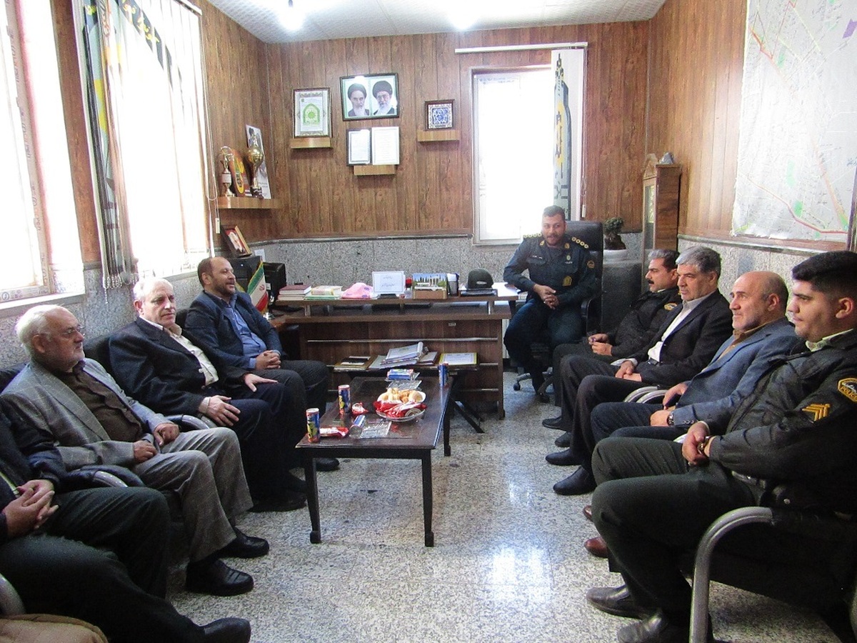 دیدار با رئیس کلانتری 11 مرکزی شهرستان پاکدشت