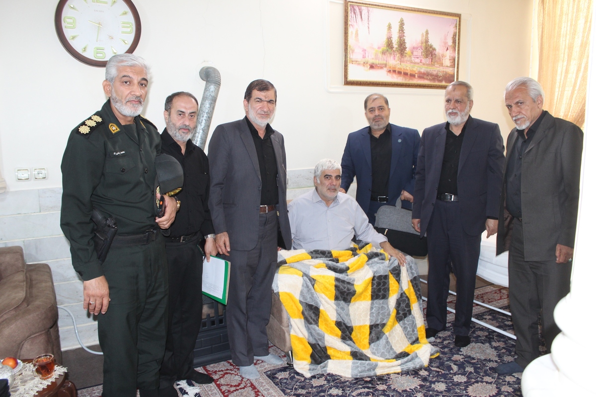 دیدار رئیس کانون بازنشستگان انتظامی با سرهنگ قاسمی رئیس کانون شرق