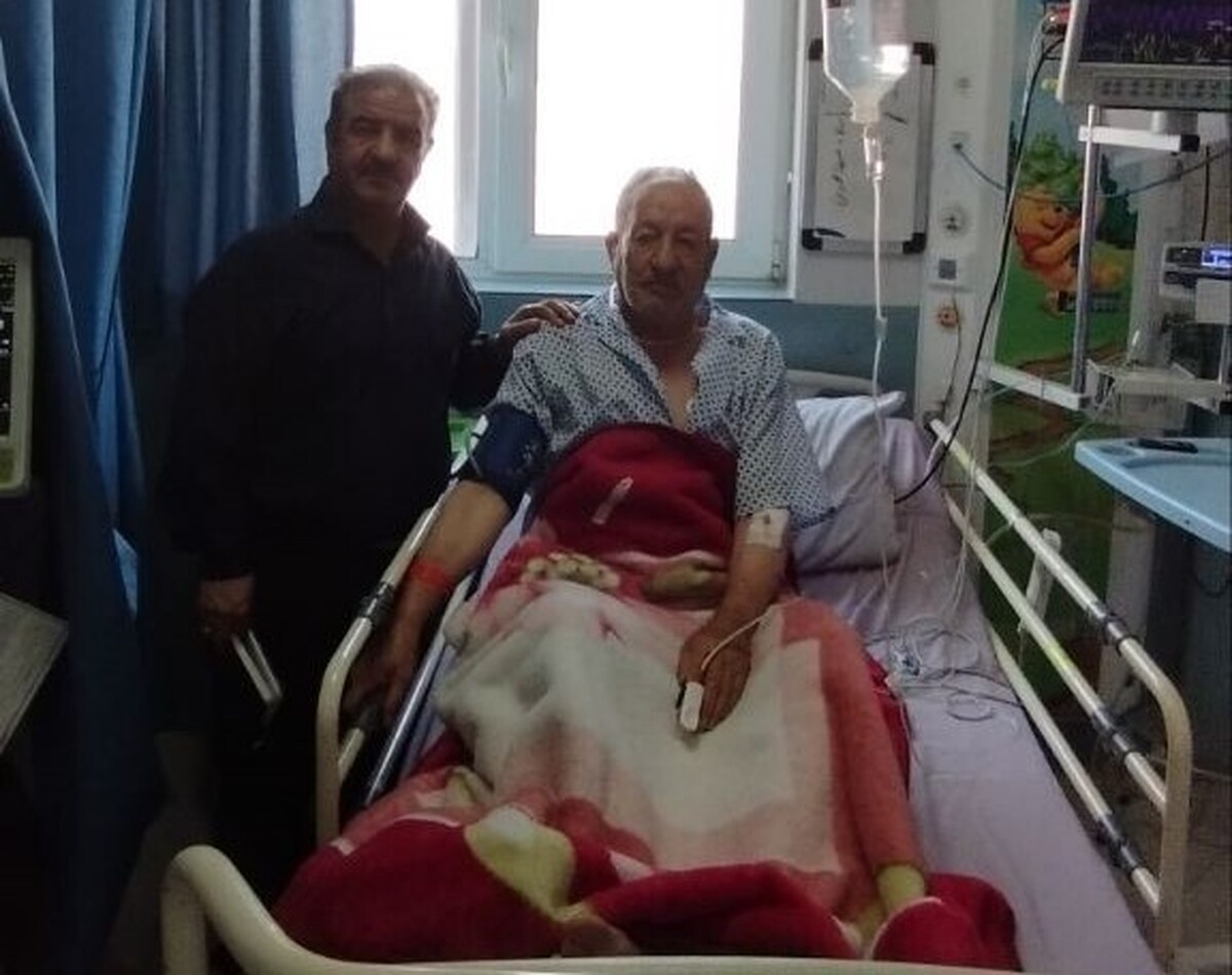 عیادت از پیشکسوت محمد موذنی حبشی در بیمارستان الغدیر تبریز