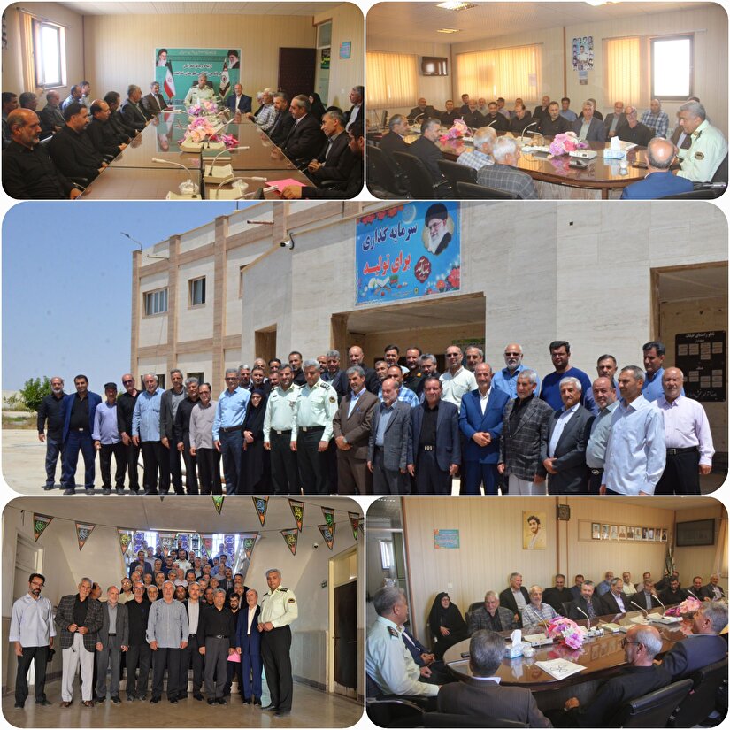 گردهمایی صمیمی اعضای وابسته فراجا در خدابنده