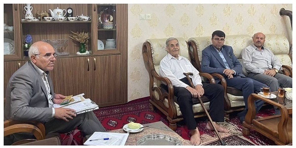 دیدار با دو نفر بازنشسته در شهرستان شیروان