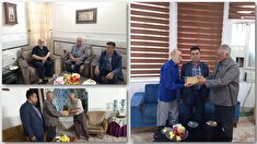 دیدار رئیس کانون بازنشستگان انتظامی استان با سه نفر از پیشکسوتان