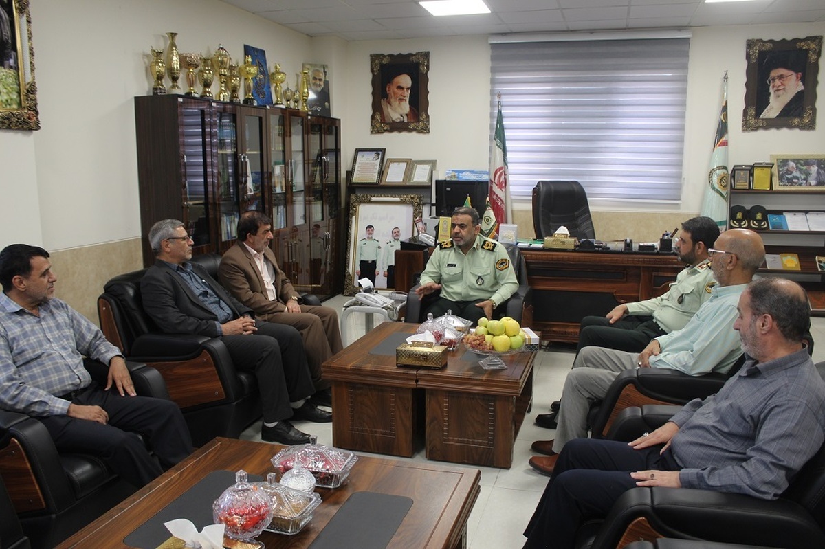 دیدار با فرمانده انتظامی ویژه شرق استان تهران