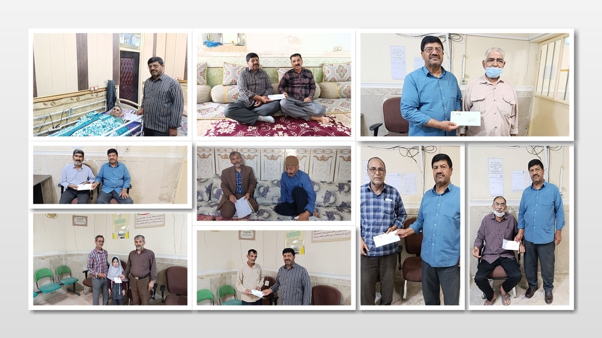 دیدار مسئول دفتر نمایندگی شهرستان زابل با ۹ پیشکسوت بازنشسته