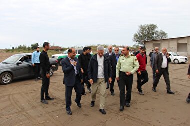 گزارش تصویری بازدید سردار محمدشرفی جانشین معاون هماهنگ کننده فراجا از پروژه مجتمع انبارسر