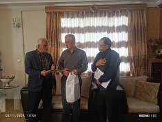 دیدار و ملاقات با ۴ همکار بازنشسته همدان