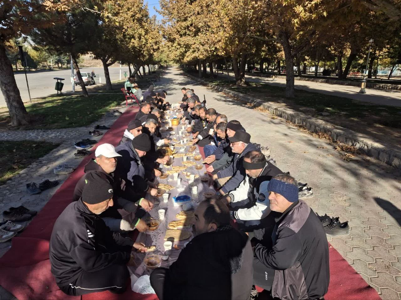 برگزاری پیاده روی پیشکسوتان انتظامی شهرستان بجنورد