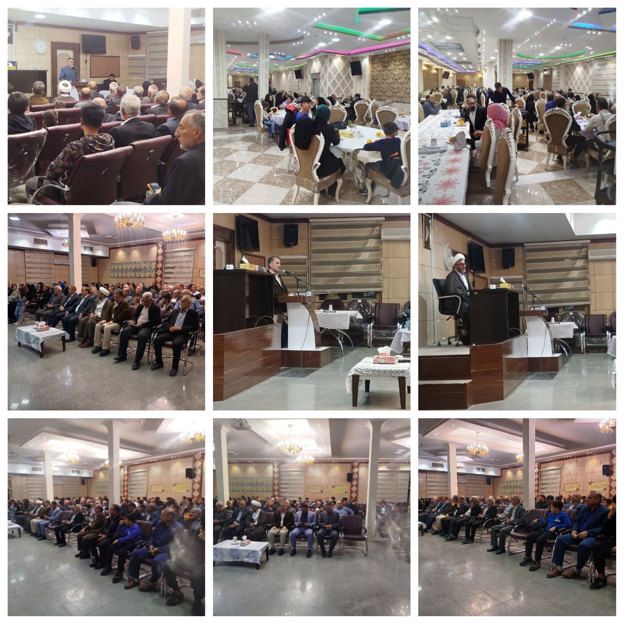 برگزاري ضیافت خانوادگی بازنشستگان انتظامی استان کرمانشاه با حضور ۵۰ نفربازنشسته و خانواده آنها. برگزاري ضیافت خانوادگی بازنشستگان انتظامی استان کرمانشاه با حضور ۵۰ نفربازنشسته و خانواده آنها.