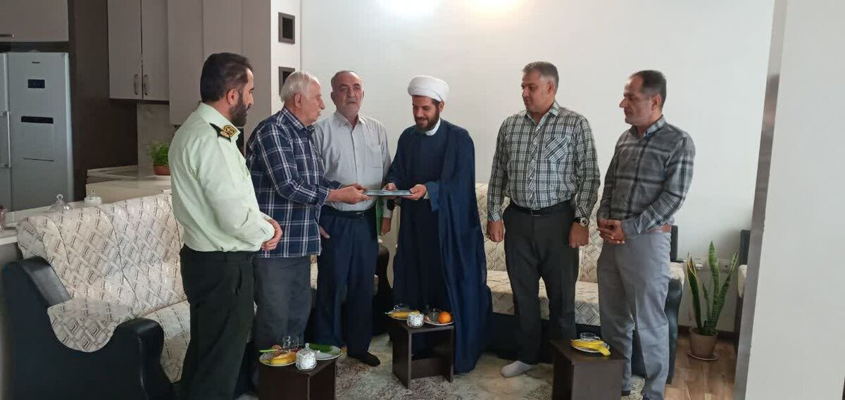 دیدار با ۲ پیشکسوت فراجا در شهرستان دامغان