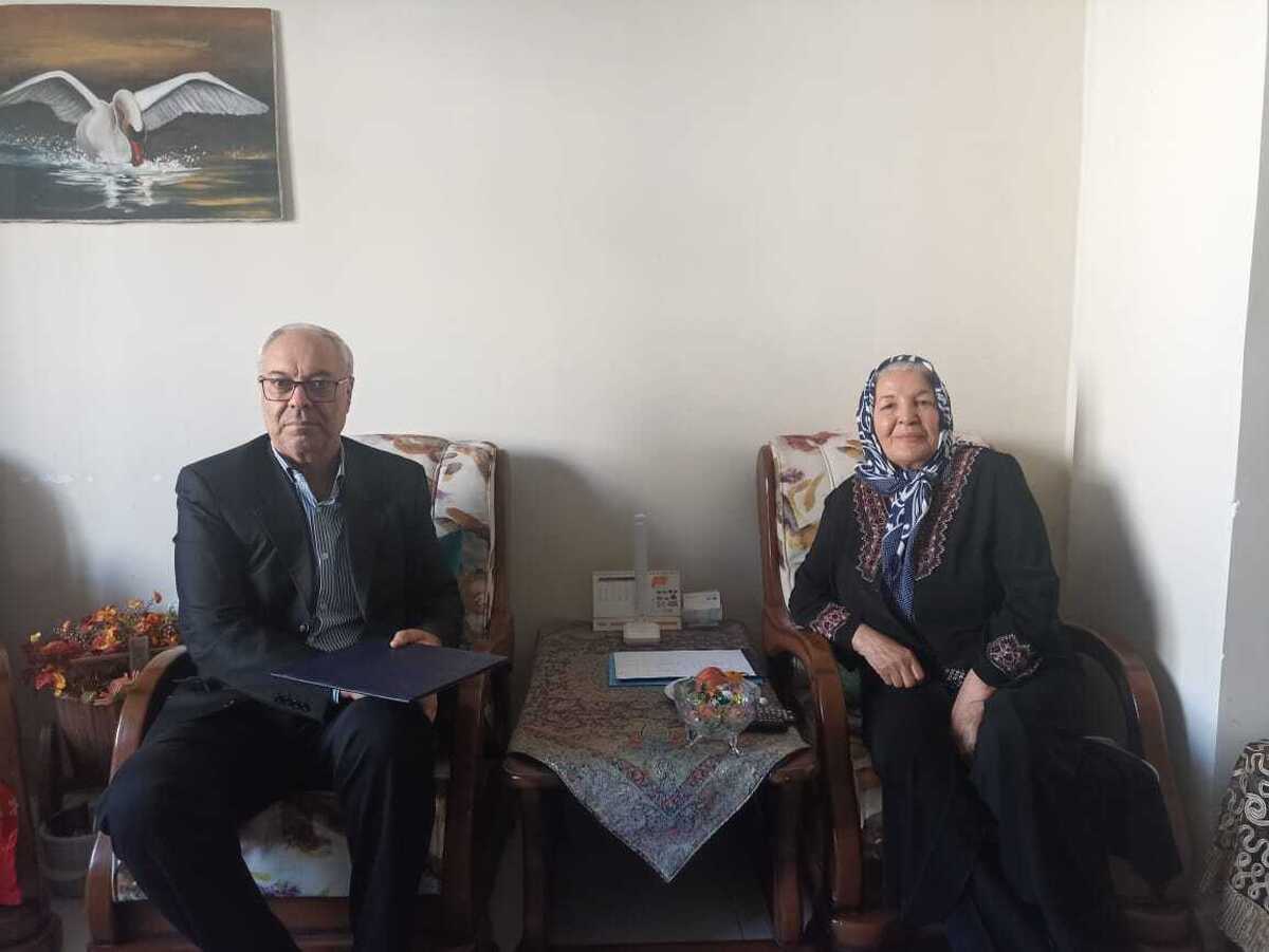 دیدار با خانواده پیشکسوت فقید احمد اشراقی