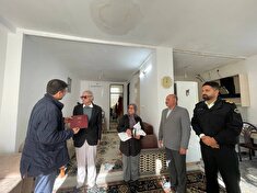 دیدار با دو پیشکسوت انتظامی در شهرستان بجنورد