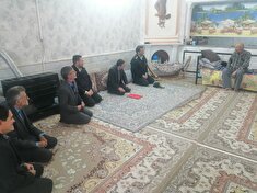 دیدار با ۶ نفر از پیشکسوتان در شهرستان زاوه