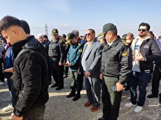 حضور در مراسم تشییع و تدفین پیشکسوت بازنشسته شهرستان بروجرد