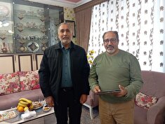 دیدار رئیس دفتر کانون شهرستان خوی با ۳ تن از پیشکسوتان بازنشسته