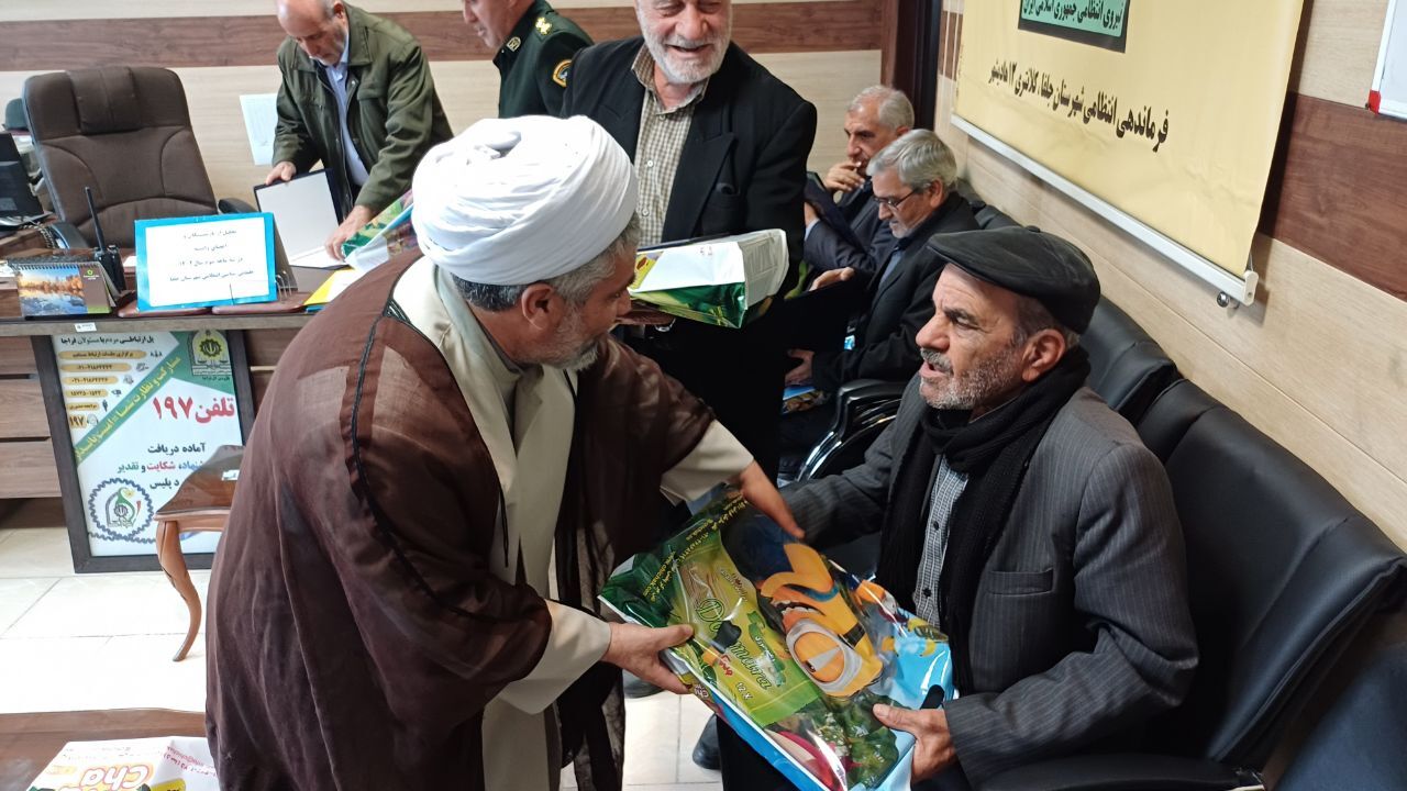 دیدار با  با تعداد ۱۱ نفر از پیشکسوتان انتظامی شهرستان جلفا