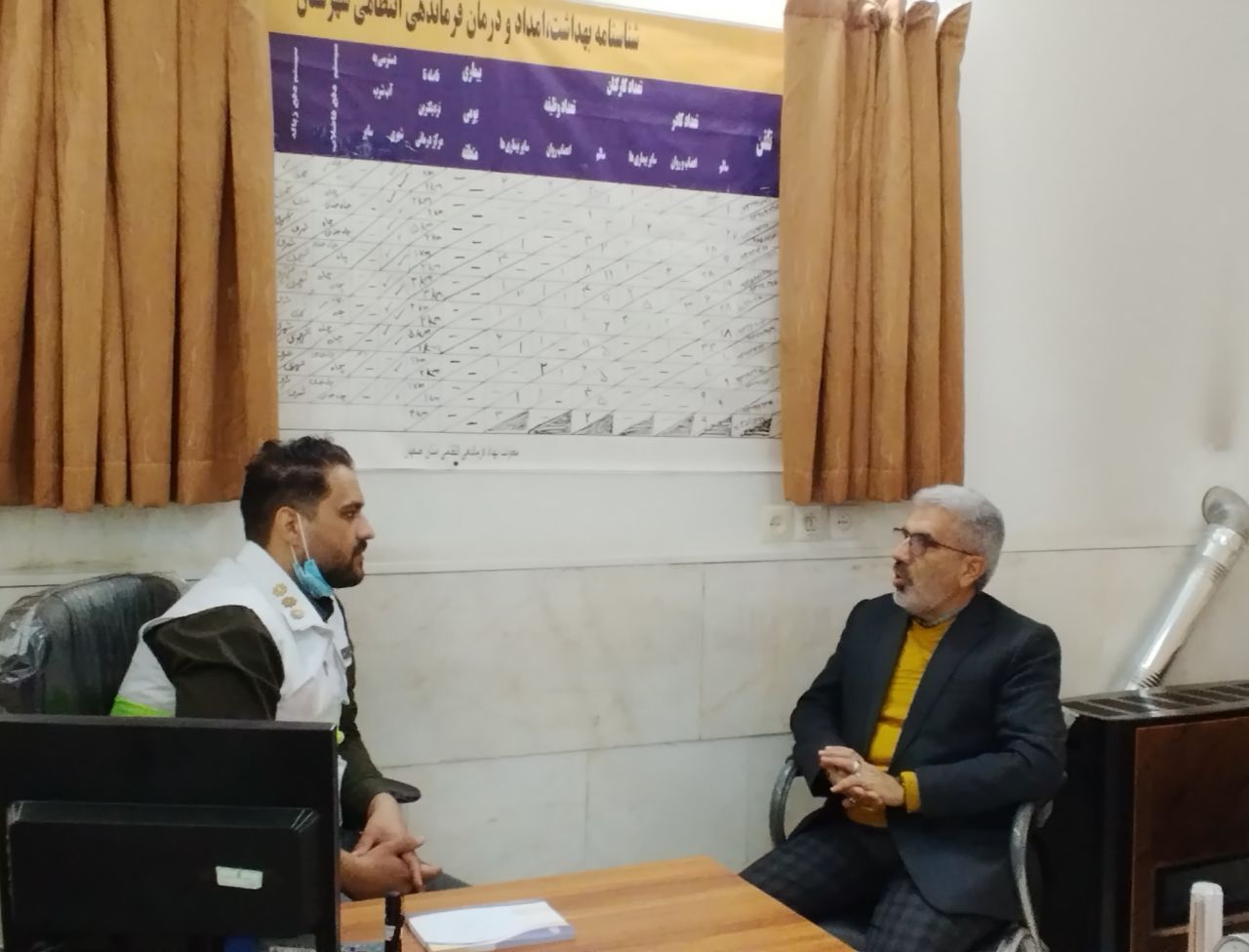 دیدار رئیس کانون بازنشستگان انتظامی کاشان با مسئولان بهداشت و درمان فرماندهی انتظامی شهرستان دیدار رئیس کانون بازنشستگان انتظامی کاشان با مسئولان بهداشت و درمان فرماندهی انتظامی شهرستان