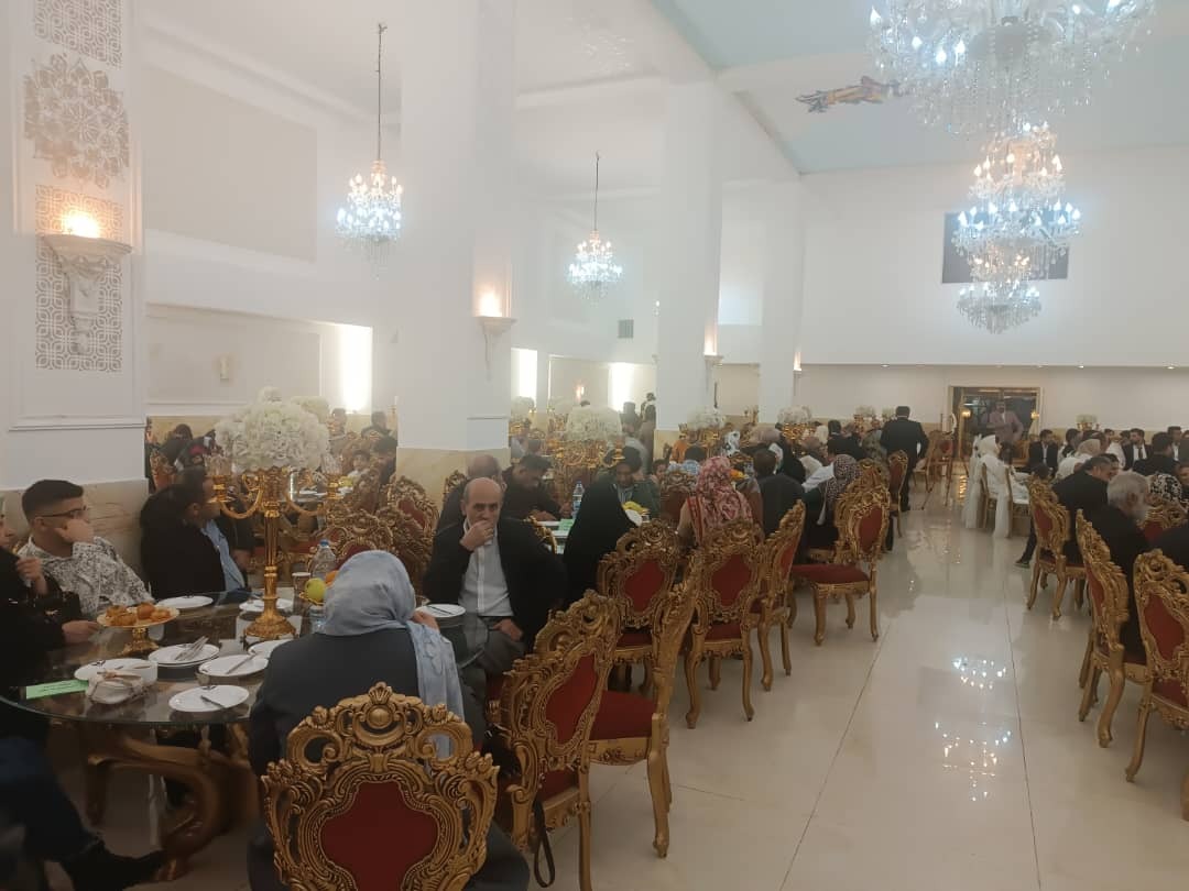 جشن ازدواج آسان ویژه فرزندان دختر اعضای وابسته نیروهای مسلح استان البرز برگزار گردید جشن ازدواج آسان ویژه فرزندان دختر اعضای وابسته نیروهای مسلح استان البرز برگزار گردید