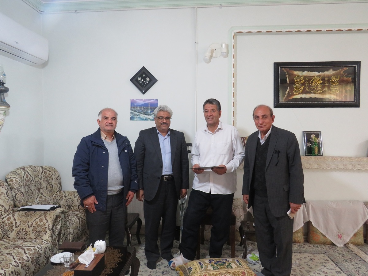 دیدار صمیمی با بازنشسته جناب آقای حمیدرضا پورمساحیان تفتی