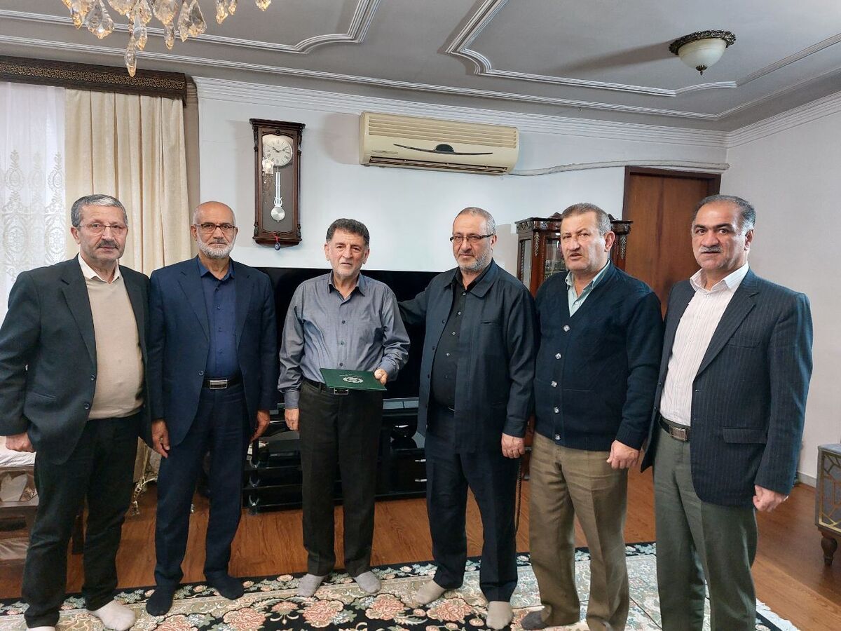 دیدار و تکریم از بازنشسته جانعلی زارع در شهرستان ساری