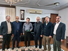 دیدار و تکریم از بازنشسته جانعلی زارع در شهرستان ساری