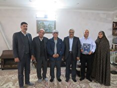 دیدار صمیمی با بازنشسته جناب آقای حسین احمدزاده سعدآباد