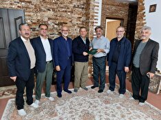 دیدار و تکریم از بازنشسته منوچهر ملایی در شهرستان ساری