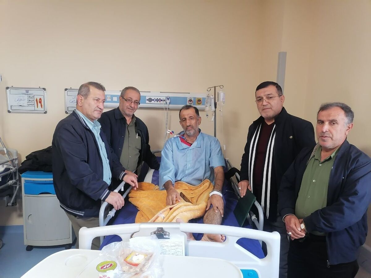 عیادت از دوپیشکسوت انتظامی در شهرستان قائمشهر