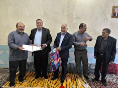 دیدار با ۴ نفر از بازنشستگان شهرستان شادگان