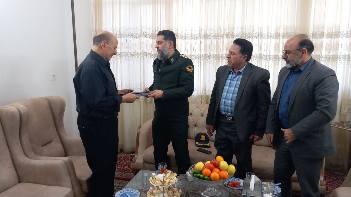 دیدار با دو پیشکسوت فراجا استان سمنان